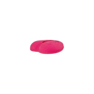 Poly-Knopf 2-Loch Herz 12mm pink