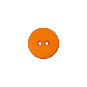 Poly-Knopf 2-Loch 12mm orange