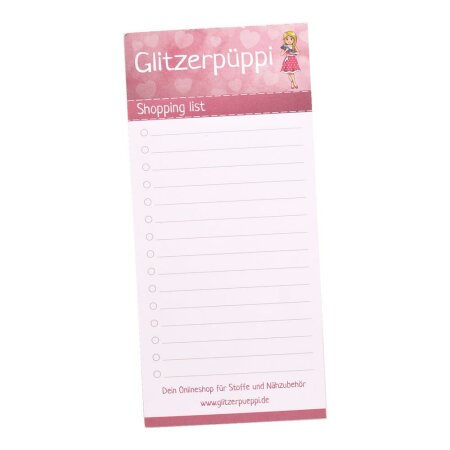 GRATISGESCHENK - Glitzerpüppi Shopping list