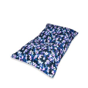 Chillstar bedruckter Sitzsack indoor / outdoor Aquarell Blätter und Blüten | 130 Liter  90 x 135 cm