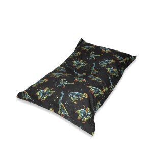 Chillstar bedruckter Sitzsack indoor / outdoor Dino Outlines bunt | 130 Liter  90 x 135 cm