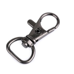 Karabinerhaken Taschenkarabiner Metall - 12 mm Nickel...