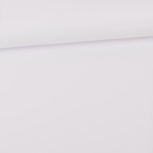 1 Reststück 0,85m Baumwolle Webware Uni Weiß