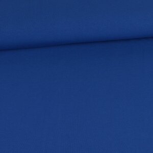 1 Reststück 0,35m BIO Uni Jersey Amelie - Kobaltblau