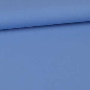 1 Reststück 0,85m BIO Uni Jersey Amelie - Blau