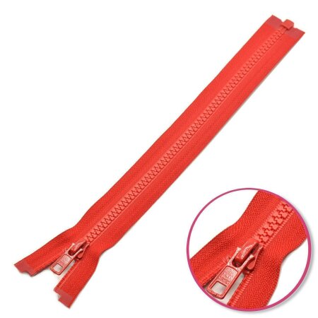 Reißverschluss Rot 35cm teilbar mit Zähnchen aus Kunststoff YKK (4335956-519)