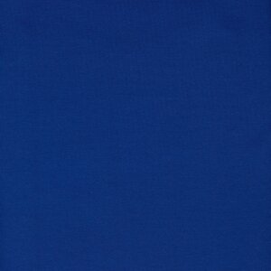 Bio Bündchenstoff Amelie Uni royalblau