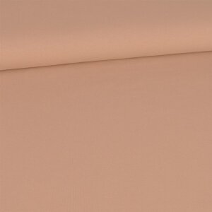 Bio Baumwolljersey Stoff Amelie Uni beige